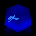 1" Blue Glow Ice Cube